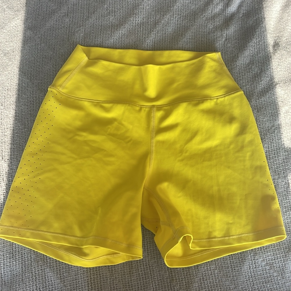 Yellow Buff Bunny Shorts